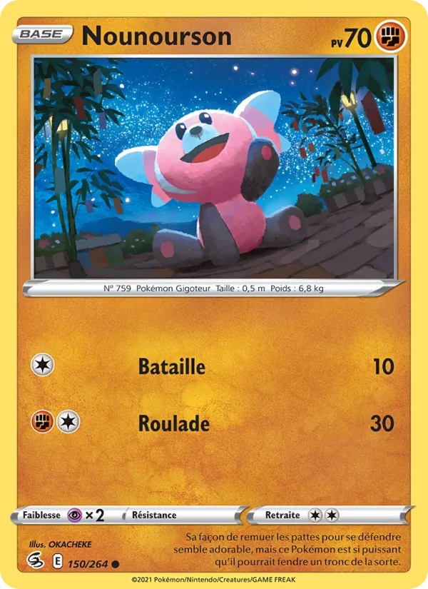 Nounourson 150/264 - Poing de Fusion - Reverse - Pokémon JCC