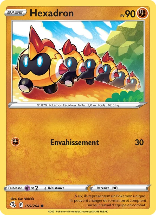Hexadron 155/264 - Poing de Fusion - Reverse - Pokémon JCC