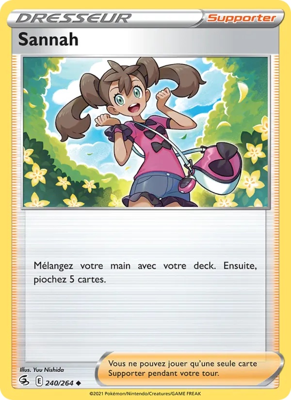 Sannah 240/264 - Poing de Fusion - Reverse - Pokémon JCC