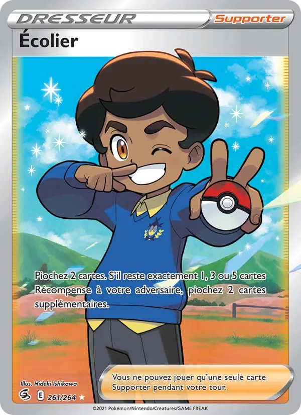 Écolier 261/264 - Poing de Fusion - Holo - Pokémon JCC