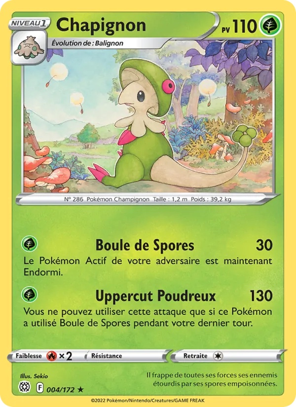 Chapignon 004/172 - Stars Étincelantes - Reverse - Pokémon JCC