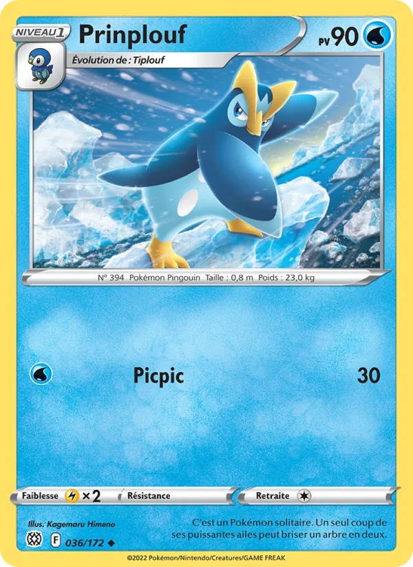 Prinplouf 036/172 - Stars Étincelantes - Reverse - Pokémon JCC
