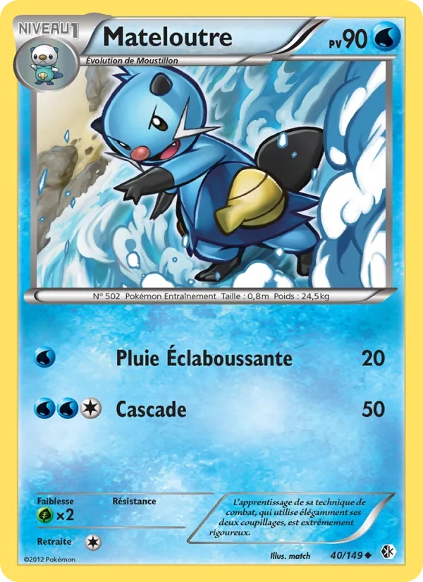 Mateloutre 40/149 - Frontières Franchies - Pokémon JCC