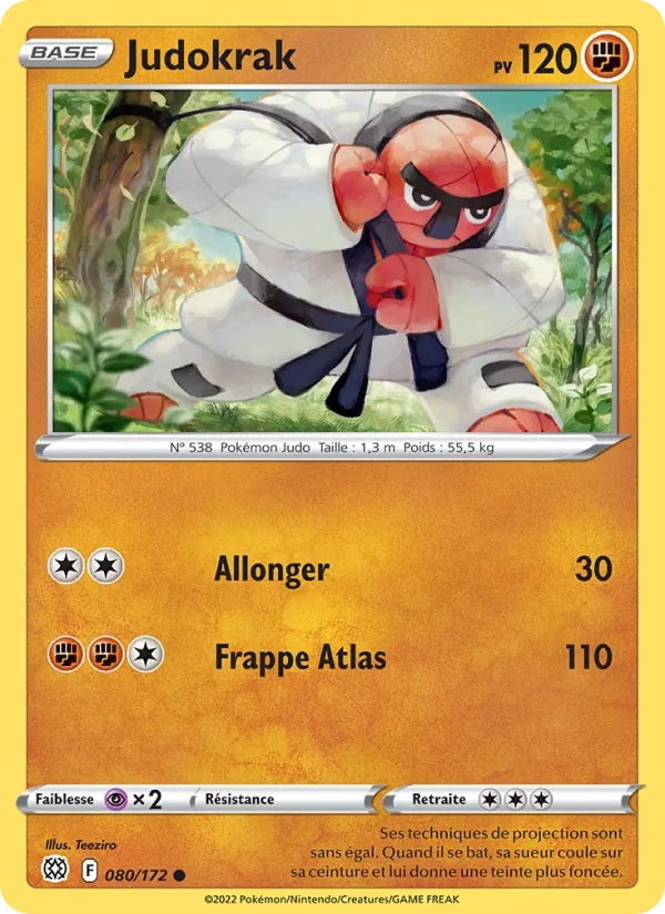 Judokrak 080/172 - Stars Étincelantes - Reverse - Pokémon JCC