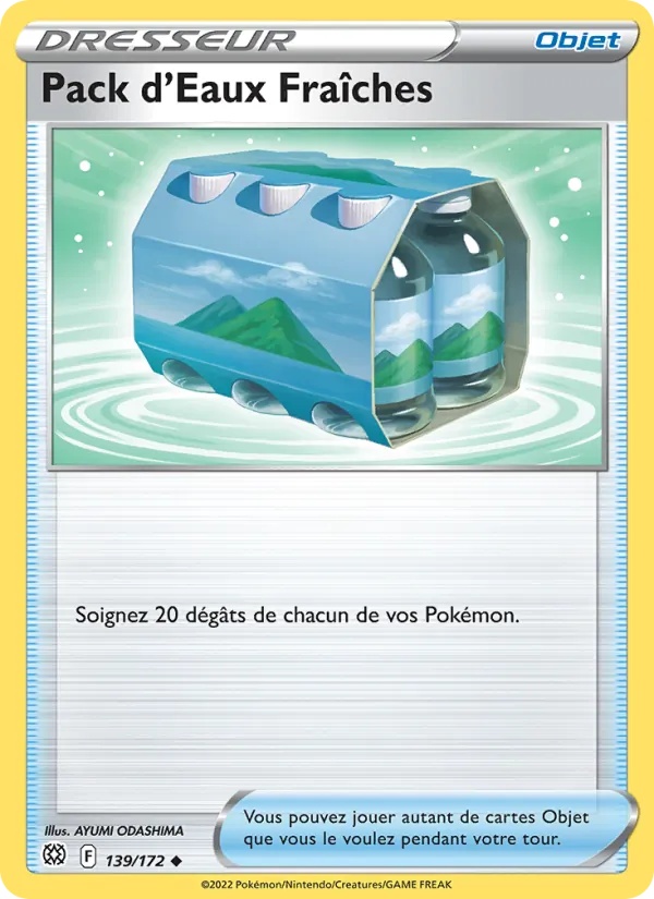 Pack d'Eaux Fraîches 139/172 - Stars Étincelantes - Reverse - Pokémon JCC
