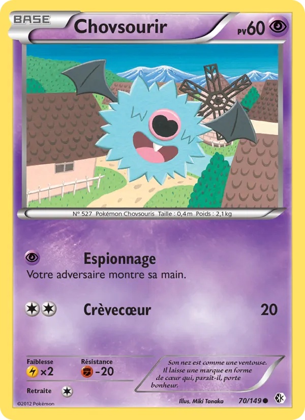 Chovsourir 70/149 - Frontières Franchies - Pokémon JCC