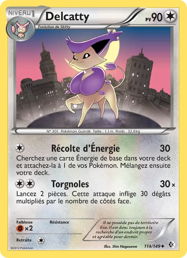 Delcatty 114/149 - Frontières Franchies - Pokémon JCC