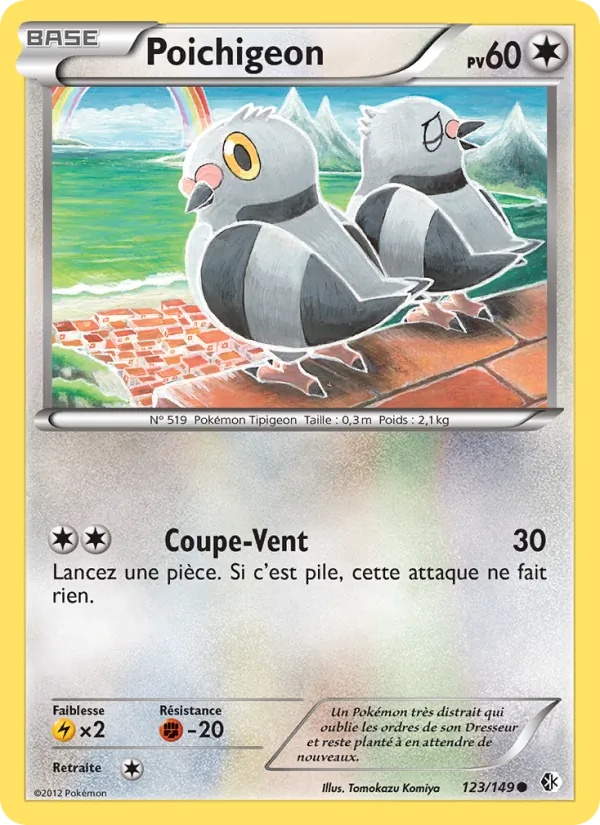 Poichigeon 123/149 - Frontières Franchies - Pokémon JCC