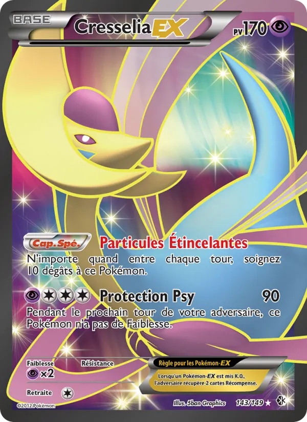 Cresselia-EX 143/149 - Frontières Franchies - Pokémon JCC