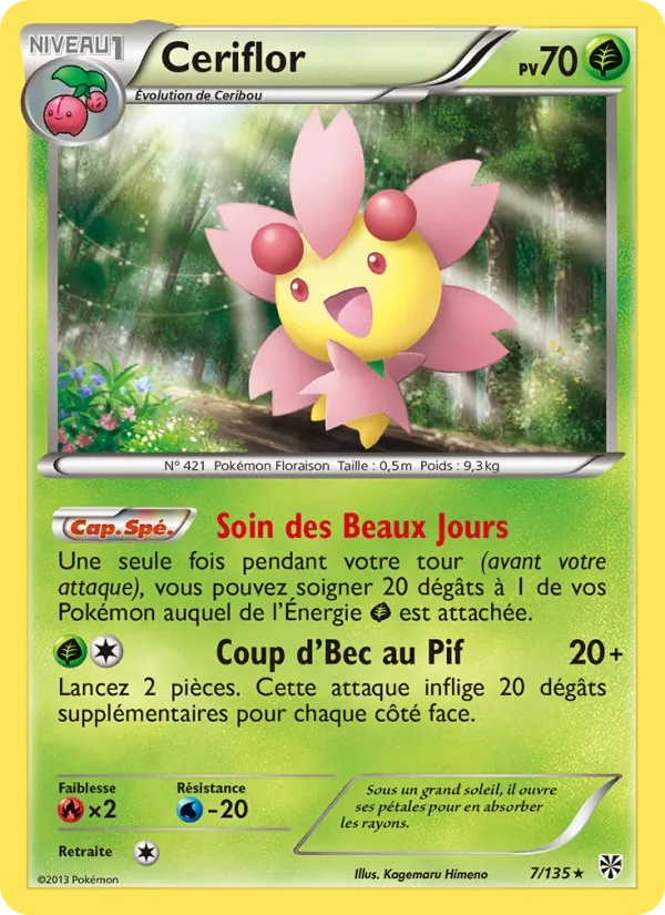Ceriflor 7/135 - Tempète Plasma - Pokémon JCC