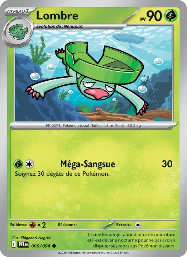 Lombre 006/94 - Flammes Fantasmagoriques - Reverse - Pokémon JCC