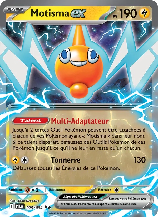 Motisma-ex 029/94 - Flammes Fantasmagoriques - Holo - Pokémon JCC