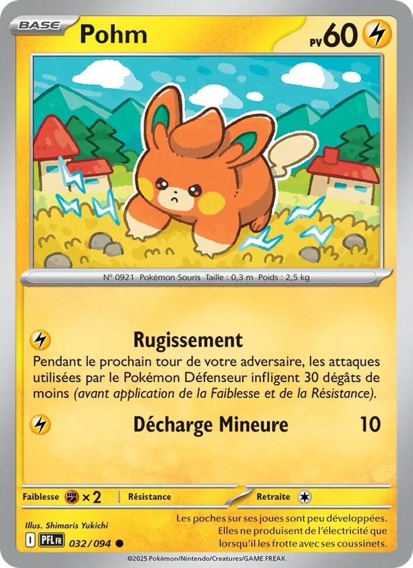 Pohm 032/94 - Flammes Fantasmagoriques - Reverse - Pokémon JCC