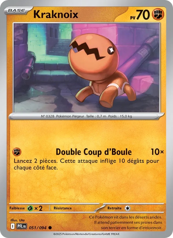 Kraknoix 051/94 - Flammes Fantasmagoriques - Reverse - Pokémon JCC