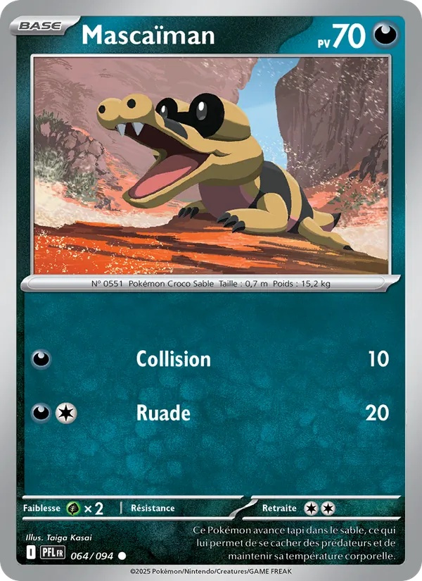 Mascaïman 064/94 - Flammes Fantasmagoriques - Reverse - Pokémon JCC