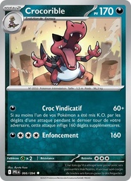Crocorible 066/94 - Flammes Fantasmagoriques - Reverse - Pokémon JCC