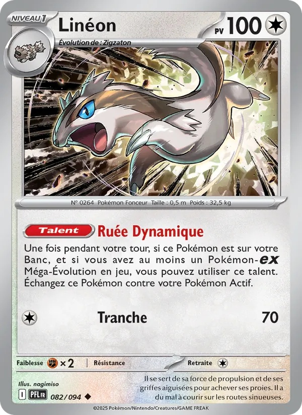 Linéon 082/94 - Flammes Fantasmagoriques - Reverse - Pokémon JCC