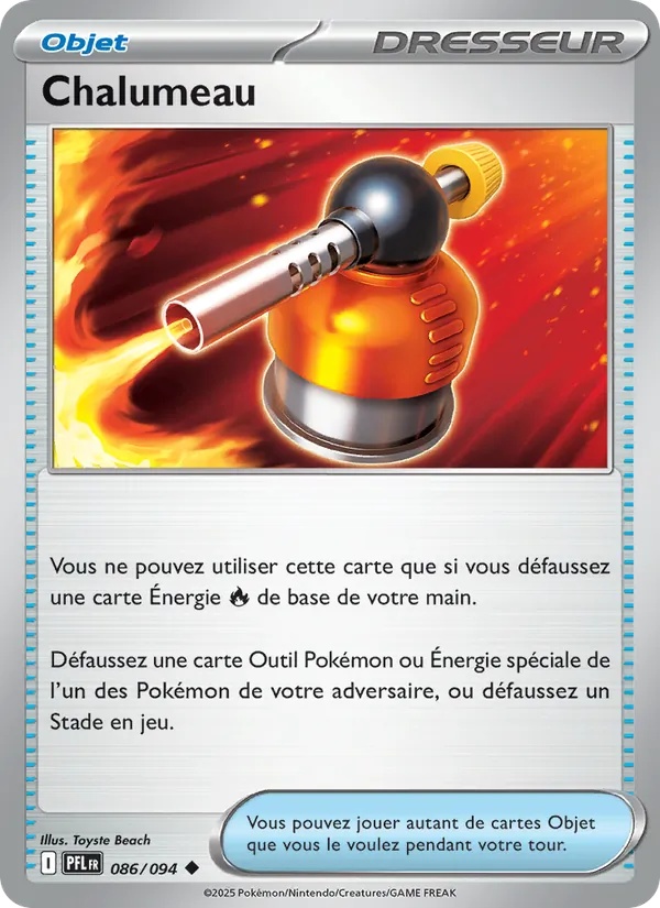 Chalumeau 086/94 - Flammes Fantasmagoriques - Reverse - Pokémon JCC
