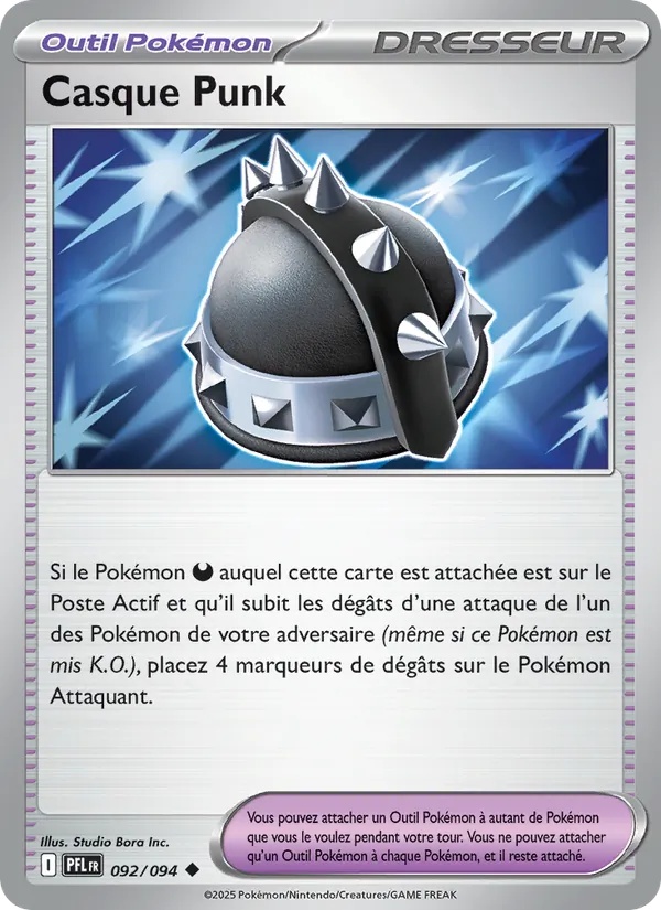 Casque Punk 092/94 - Flammes Fantasmagoriques - Reverse - Pokémon JCC