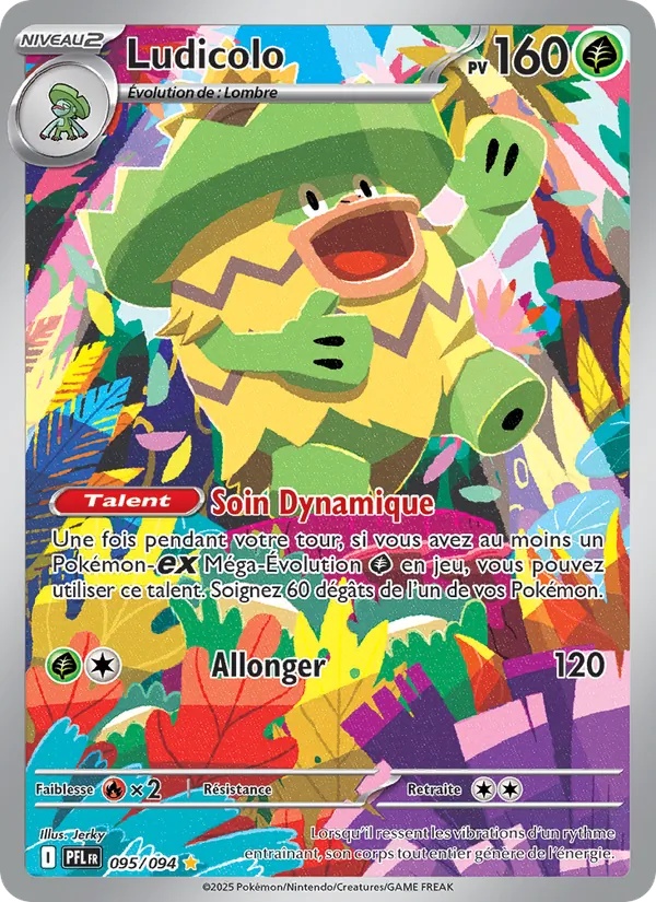 Ludicolo 095/94 - Flammes Fantasmagoriques - Holo - Pokémon JCC