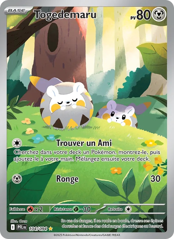 Togedemaru 104/94 - Flammes Fantasmagoriques - Holo - Pokémon JCC