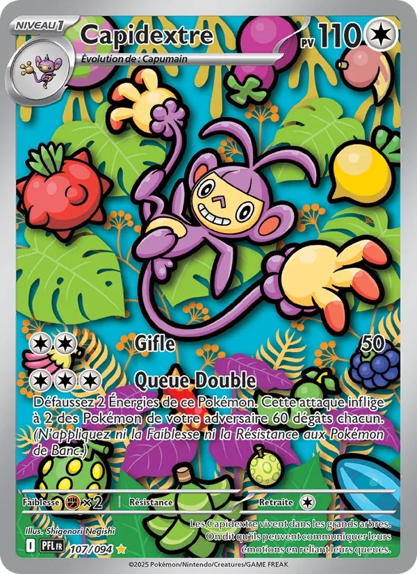 Capidextre 107/94 - Flammes Fantasmagoriques - Holo - Pokémon JCC