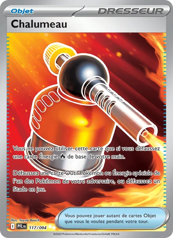 Chalumeau 117/94 - Flammes Fantasmagoriques - Holo - Pokémon JCC