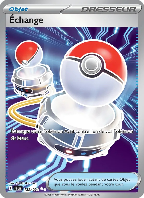 Échange 123/94 - Flammes Fantasmagoriques - Holo - Pokémon JCC