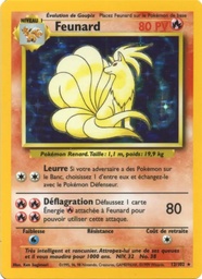Feunard 12/102 - Set de Base - Holo Sans Ombre - Pokémon JCC
