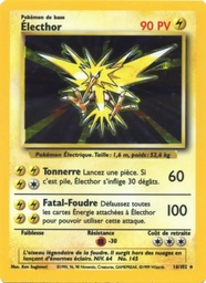 Électhor 16/102 - Set de Base - Holo Sans Ombre - Pokémon JCC