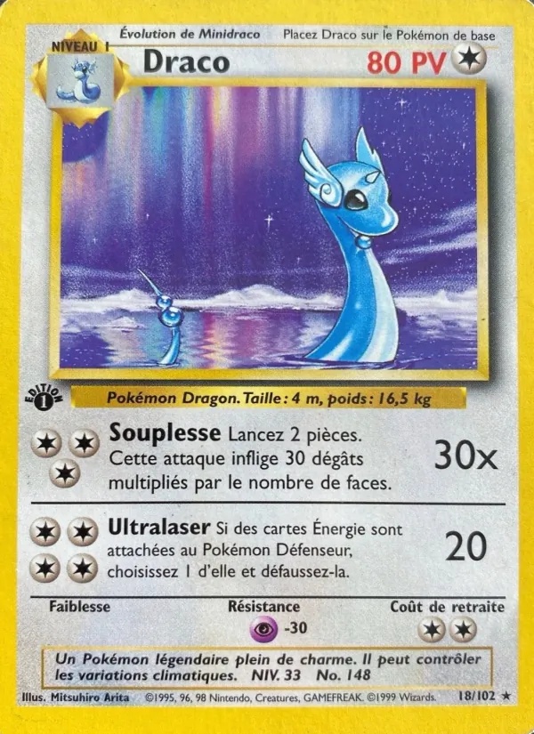 Draco 18/102 - Set de Base - Illimité - Pokémon JCC