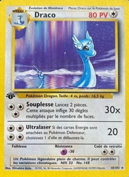 Draco 18/102 - Set de Base - Sans Ombre - Pokémon JCC