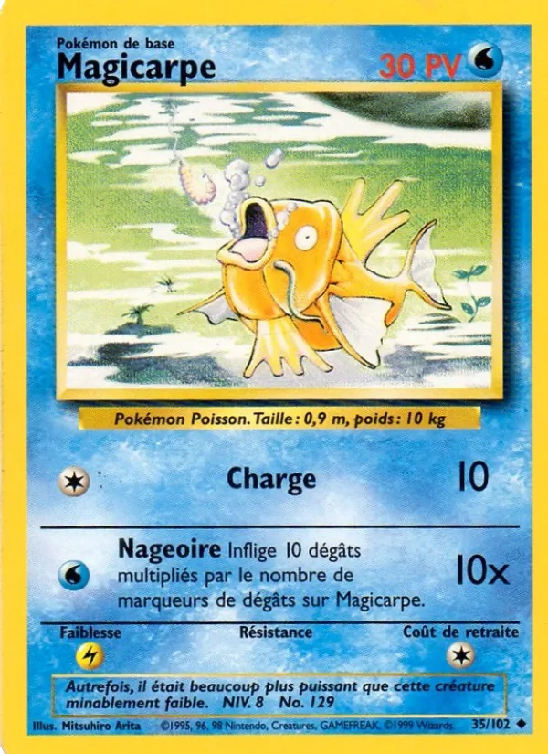 Magicarpe 35/102 - Set de Base - Illimité - Pokémon JCC