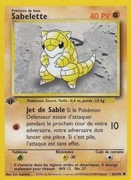 Sabelette 62/102 - Set de Base - Illimité - Pokémon JCC