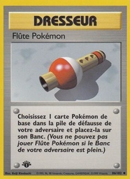 Flûte Pokémon 86/102 - Set de Base - Sans Ombre - Pokémon JCC