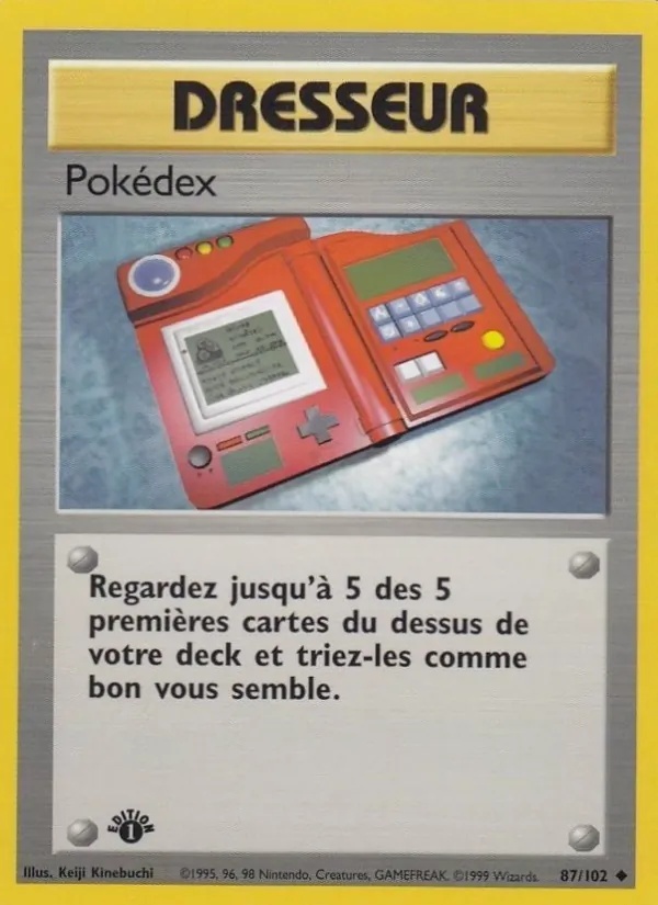Pokédex 87/102 - Set de Base - Firstedition - Pokémon JCC