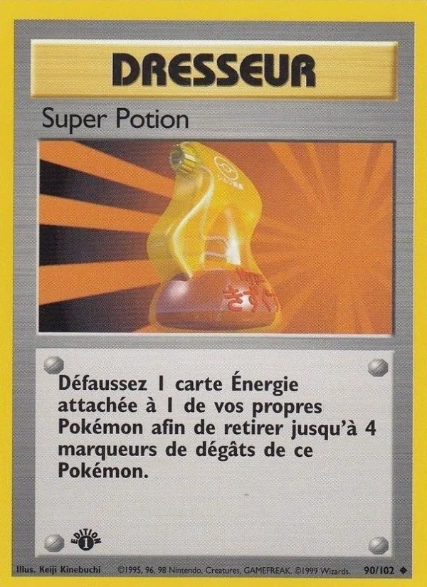 Super Potion 90/102 - Set de Base - 1re Édition - Pokémon JCC