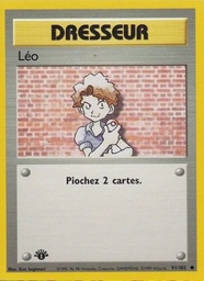 Léo 91/102 - Set de Base - Firstedition - Pokémon JCC