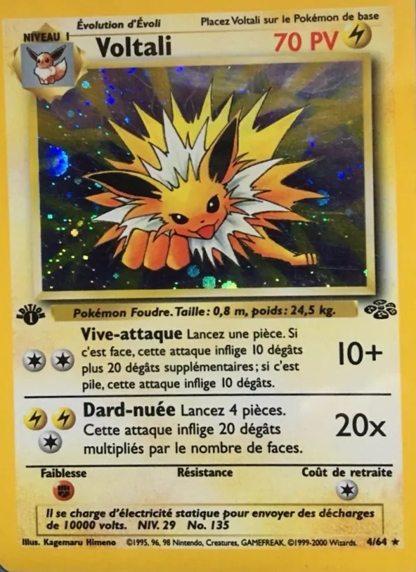 Voltali 4/64 - Jungle - Holo - Pokémon JCC