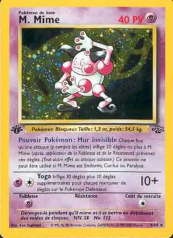 M. Mime 6/64 - Jungle - Holo Symbole D’Extension Manquant - Pokémon JCC