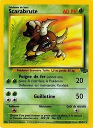 Scarabrute 25/64 - Jungle - 1re Édition - Pokémon JCC