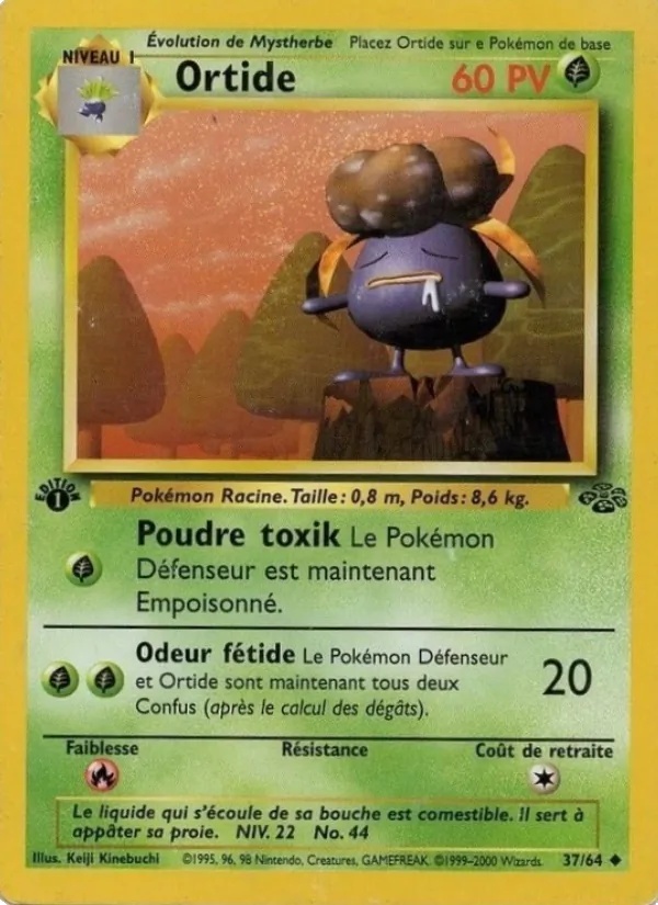 Ortide 37/64 - Jungle - Firstedition - Pokémon JCC
