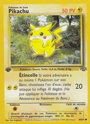Pikachu 60/64 - Jungle - Firstedition - Pokémon JCC