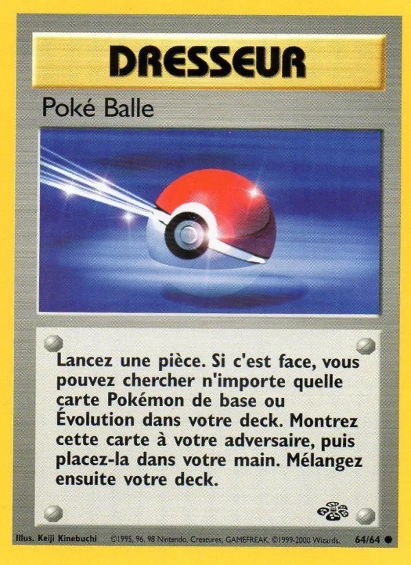 Poké Balle 64/64 - Jungle - Firstedition - Pokémon JCC