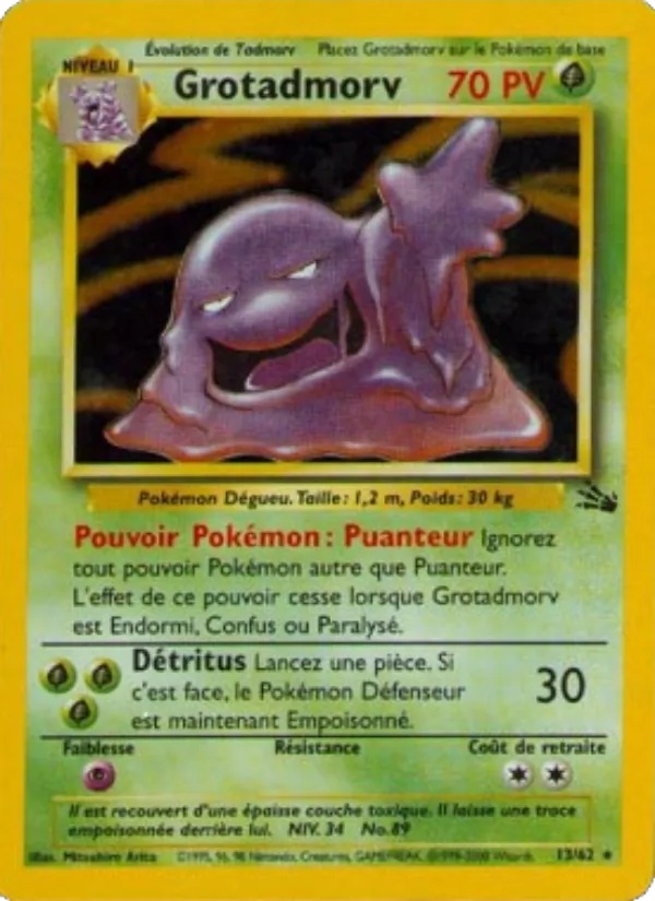 Grotadmorv 13/62 - Fossile - Holo - Pokémon JCC