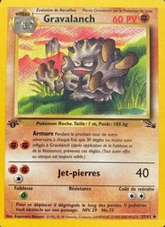 Gravalanch 37/62 - Fossile - Galaxie 1re Édition - Pokémon JCC