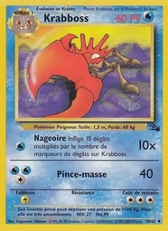 Krabboss 38/62 - Fossile - Firstedition - Pokémon JCC