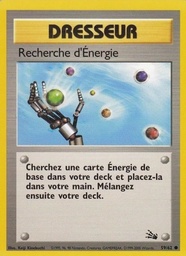 Recherche d'Énergie 59/62 - Fossile - Galaxie 1re Édition - Pokémon JCC