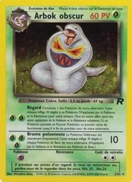Arbok obscur 2/82 - Team Rocket - Holo 1re Édition - Pokémon JCC