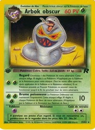 Arbok obscur 19/82 - Team Rocket - 1re Édition - Pokémon JCC